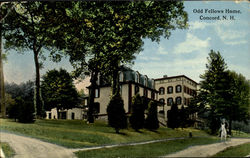 Odd Fellows Home Concord, NH Postcard Postcard