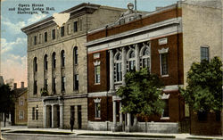 Opera House And Eagles Lodge Hall Postcard