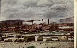 A large factory in a small town Leadville, CO Postcard Postcard