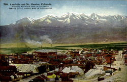 Leadville And Mt. Massive Colorado Postcard Postcard