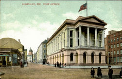 Post Office Portland, ME Postcard Postcard