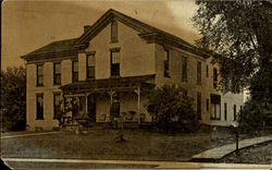 Large old house in Iowa Postcard