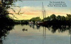 The Duwamish River Seattle, WA Postcard Postcard
