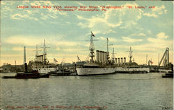 League Island Navy Yard Postcard