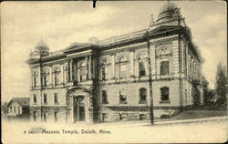 Masonic Temple Duluth, MN Postcard Postcard