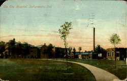 The City Hospital Postcard