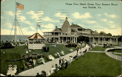 Ocean View Hotel,Ocean View Summer Resort Postcard