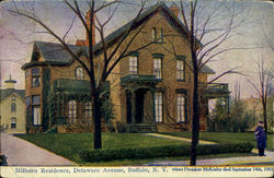 Milburn Residence, Delaware Avenue Postcard