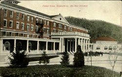 Front View, Homestead, Va, Hot Springs Virginia Postcard Postcard