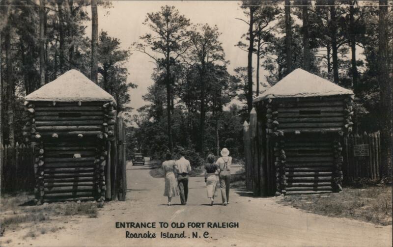 Entrance to Old Fort Raleigh, Roanoke Island, NC Manteo North Carolina