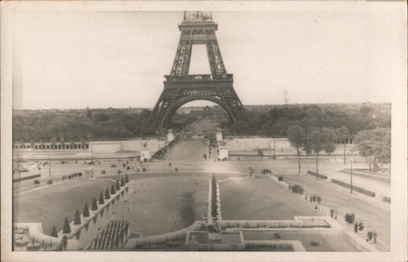 Eiffel Tower View from Palais de Chaillot Paris France