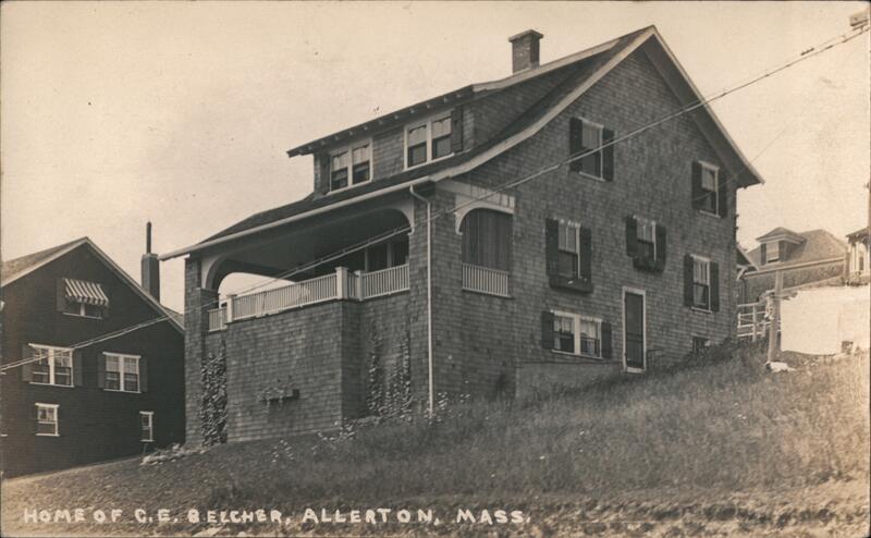 Home of C.E. Belcher, Allerton, MA Massachusetts