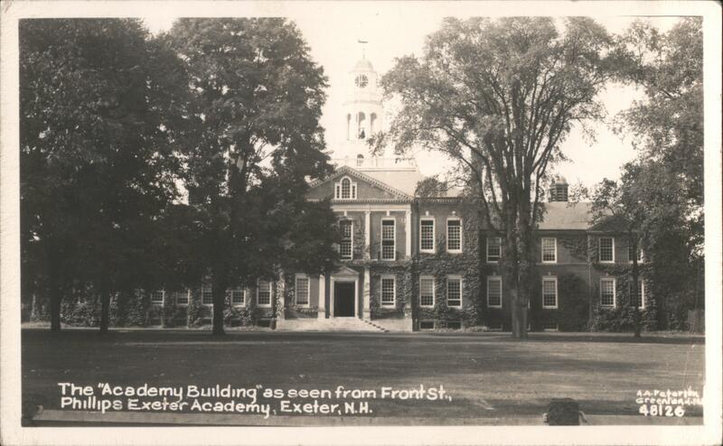 Phillips Exeter Academy, Exeter, NH - Academy Building from Front St New Hampshire