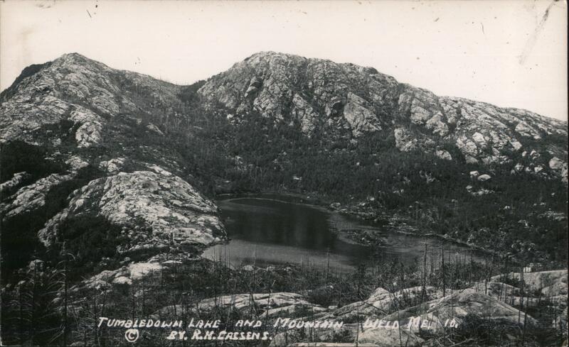 Tumbledown Lake and Mountain, Weld, Maine