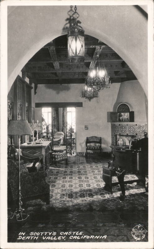 Interior View of Scotty's Castle, Death Valley, California