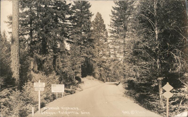 Redwood Highway, Oregon-California Line