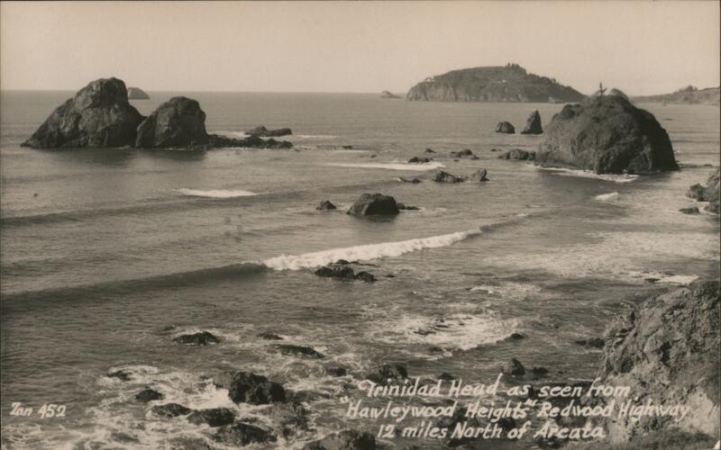 Trinidad Head from Hawleywood Heights, Redwood Highway Arcata California