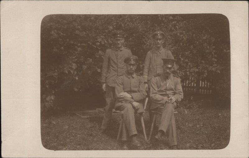 Three German Soldiers with Gas Masks, WWI World War I