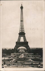 Eiffel Tower from Trocadero Postcard