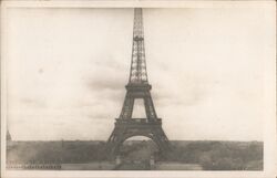 Eiffel Tower, Paris France Postcard