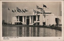 British Pavilion, New York World's Fair 1939 Postcard