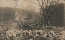 Company K, 2nd Infantry, Vermont National Guard WWI-era Postcard