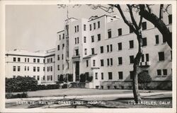 Santa Fe Railway Coast Lines Hospital Postcard