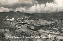 Vista al Restaurant El Peñón, Cd. Victoria, Tamps. Postcard