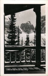 Mt. Mitre from balcony Postcard