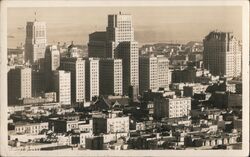 City Skyline, San Francisco Postcard