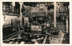 Hotel El Rancho Lobby, Gallup, New Mexico Postcard