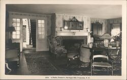 Parlor, Peckett's, On Sugar-Hill, Franconia, NH Postcard