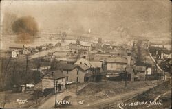 View of Rowlesburg, WV Postcard