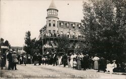 Indian Baths Hotel, Hot Springs, South Dakota Postcard