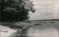 Kennebunk Fish & Game Assn Beach, Unity, Maine Postcard