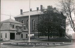 York County Jail, Alfred, Maine Postcard
