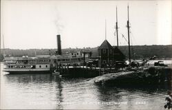 Steamer "Sotheby" at Blue Hill, Maine Postcard