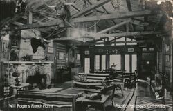 Will Rogers Ranch Home Postcard