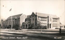 Shearer School, Napa, CA Postcard