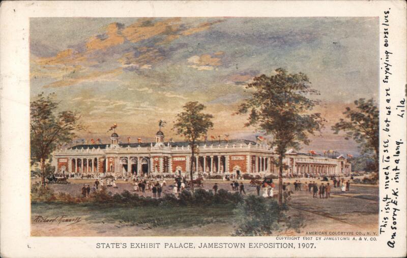 State's Exhibit Palace, Jamestown Exposition, 1907 Virginia