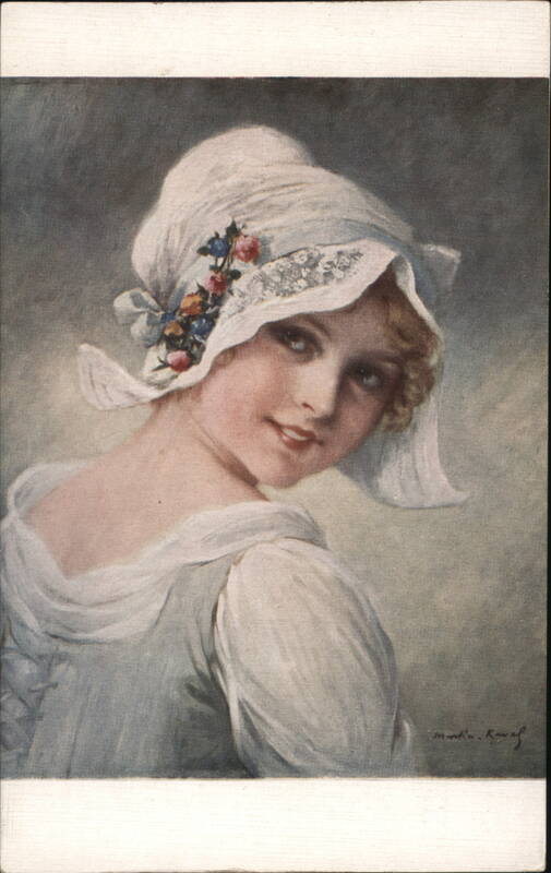 Young Woman with White Bonnet, by Martha Koehl Women