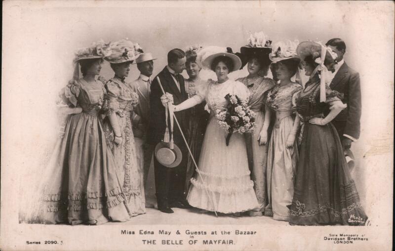 Miss Edna May & Guests at the Bazaar in The Belle of Mayfair