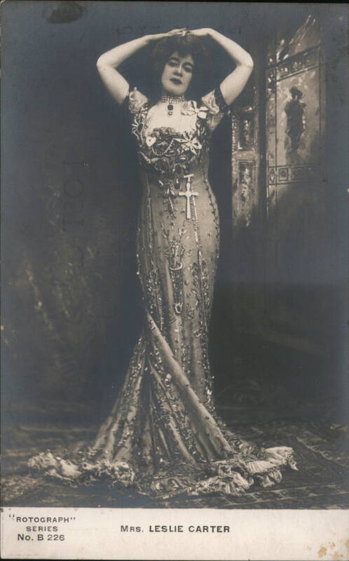 Mrs. Leslie Carter, American Stage Actress Actresses