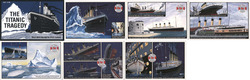 Set of 6: The Titanic Tragedy Dalkeith Post Cards Set S-26 1992 Boats, Ships Frank Burridge Postcard Postcard Postcard