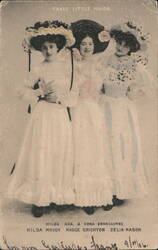 Three Little Maids, Hilda Moody, Madge Crichton, Delia Mason Postcard