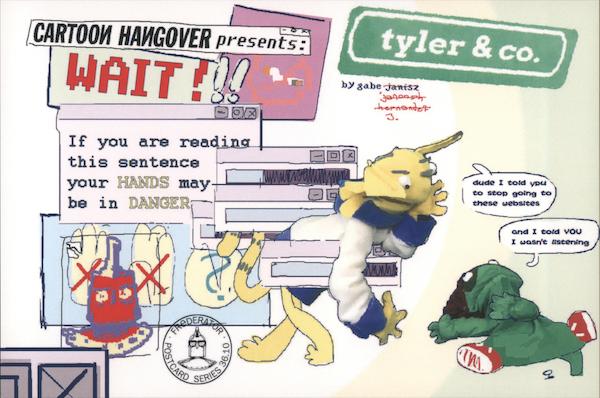 Cartoon Hangover Tyler & Co Limited Edition Rack Cards