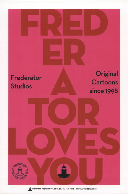 Frederator Loves You Rack Cards