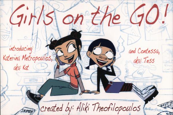 Girls on the Go! Aliki Theofilopoulos Frederator Rack Cards