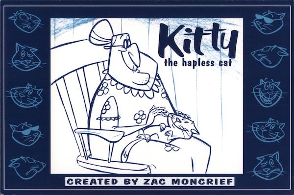 Kitty The Hapless Cat Created by Zac Moncrief Rack Cards