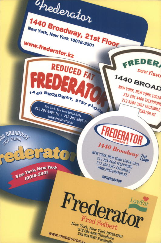 Frederator Rack Cards